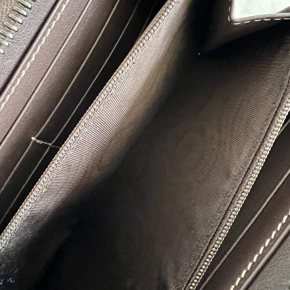 Authentic Gucci double  Zip top handle Clutch Bag - Picture 16 of 16